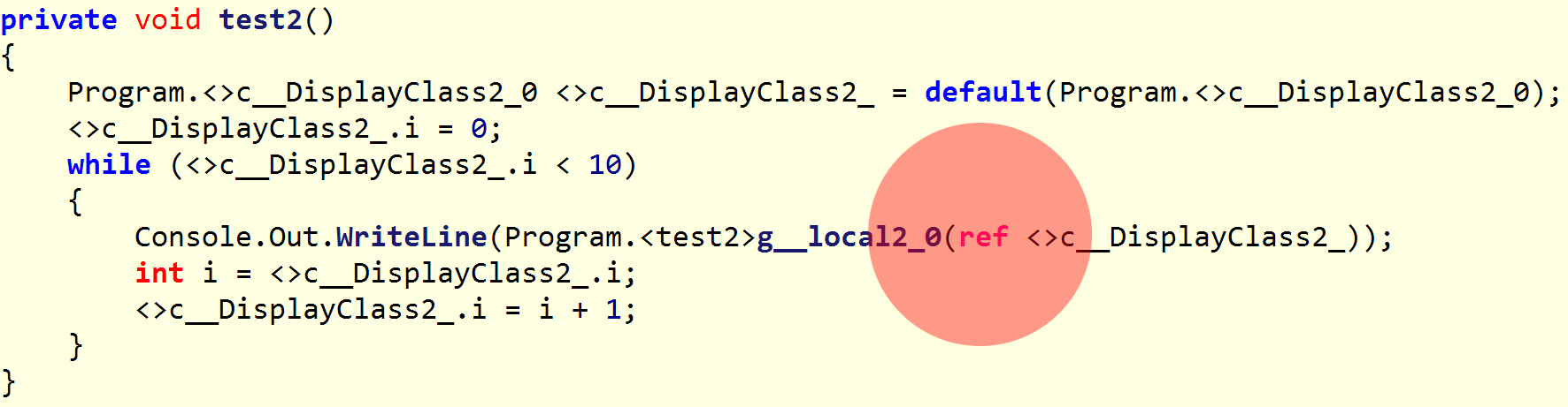 Location functions are passed variables by reference